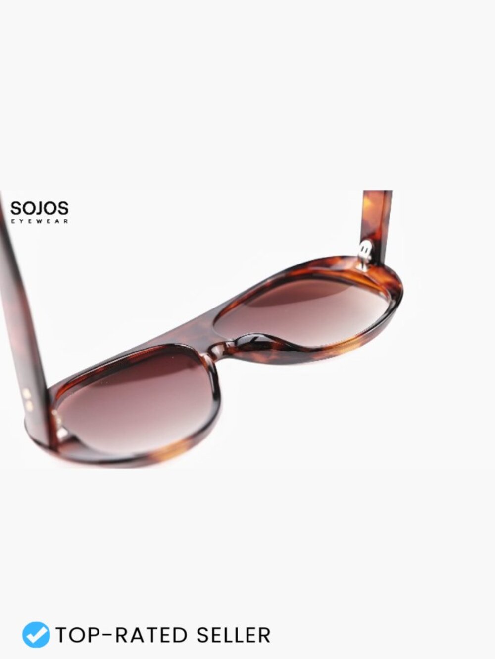 Retro Polarized Oversized Aviator Sunglasses Vintage Square Shades Trendy - Picture 7 of 7
